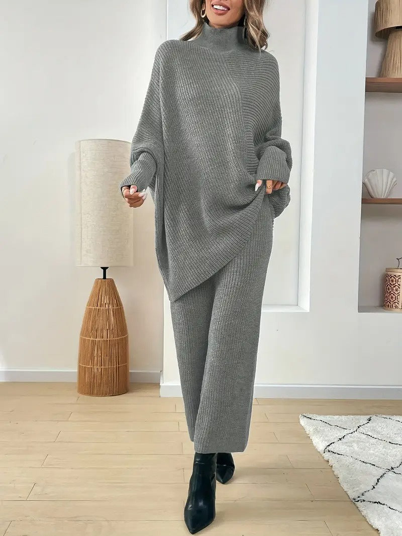 Women's Ribbed Two-Piece Set