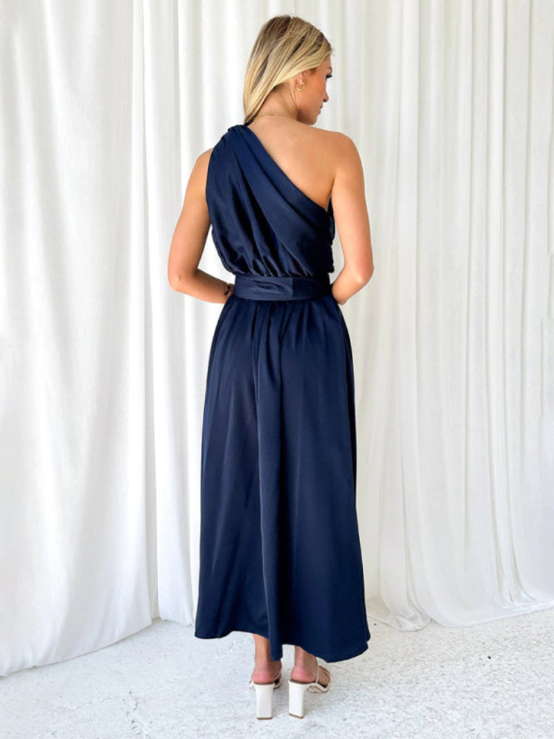 Women's Halter Neck Backless Dress Maxi