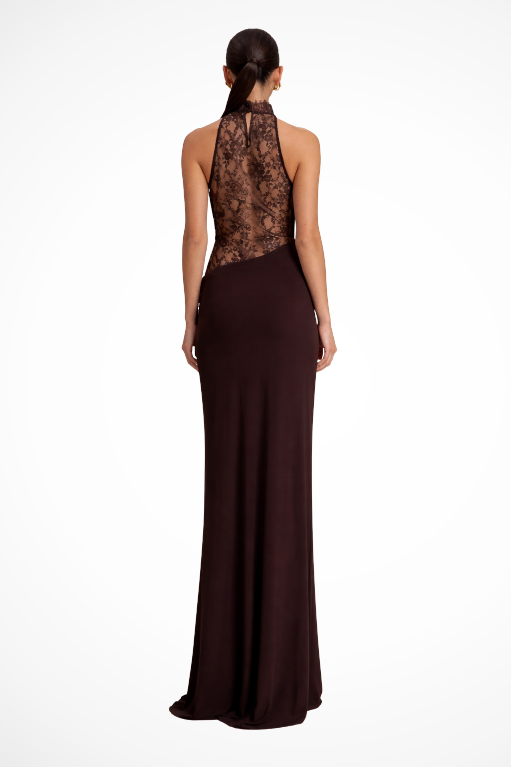 Women's Halter Neck Bodycon Dress Maxi