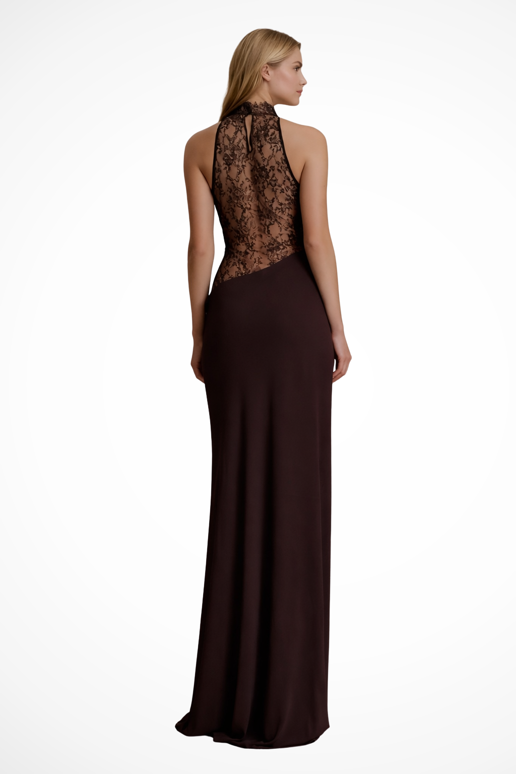 Women's Halter Neck Bodycon Dress Maxi
