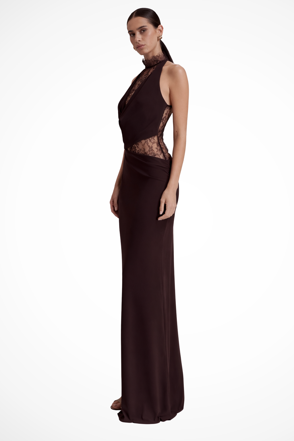 Women's Halter Neck Bodycon Dress Maxi