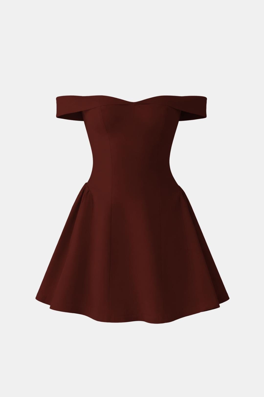 Women's Off Shoulder Sweetheart Corset A Line Dress Mini