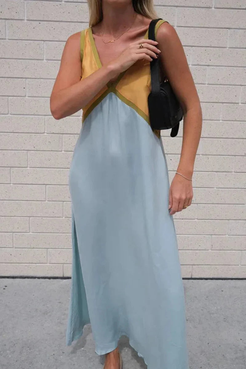 Women’s Sleeveless A Line Dress Maxi