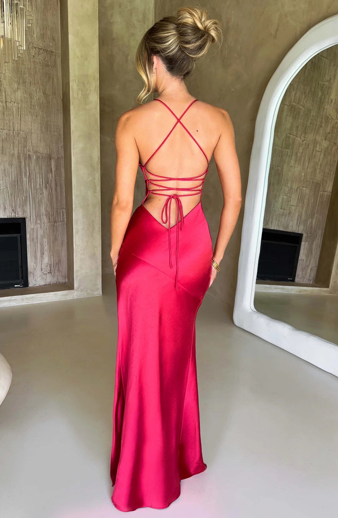 Women's Slip Bodycon Dress Maxi