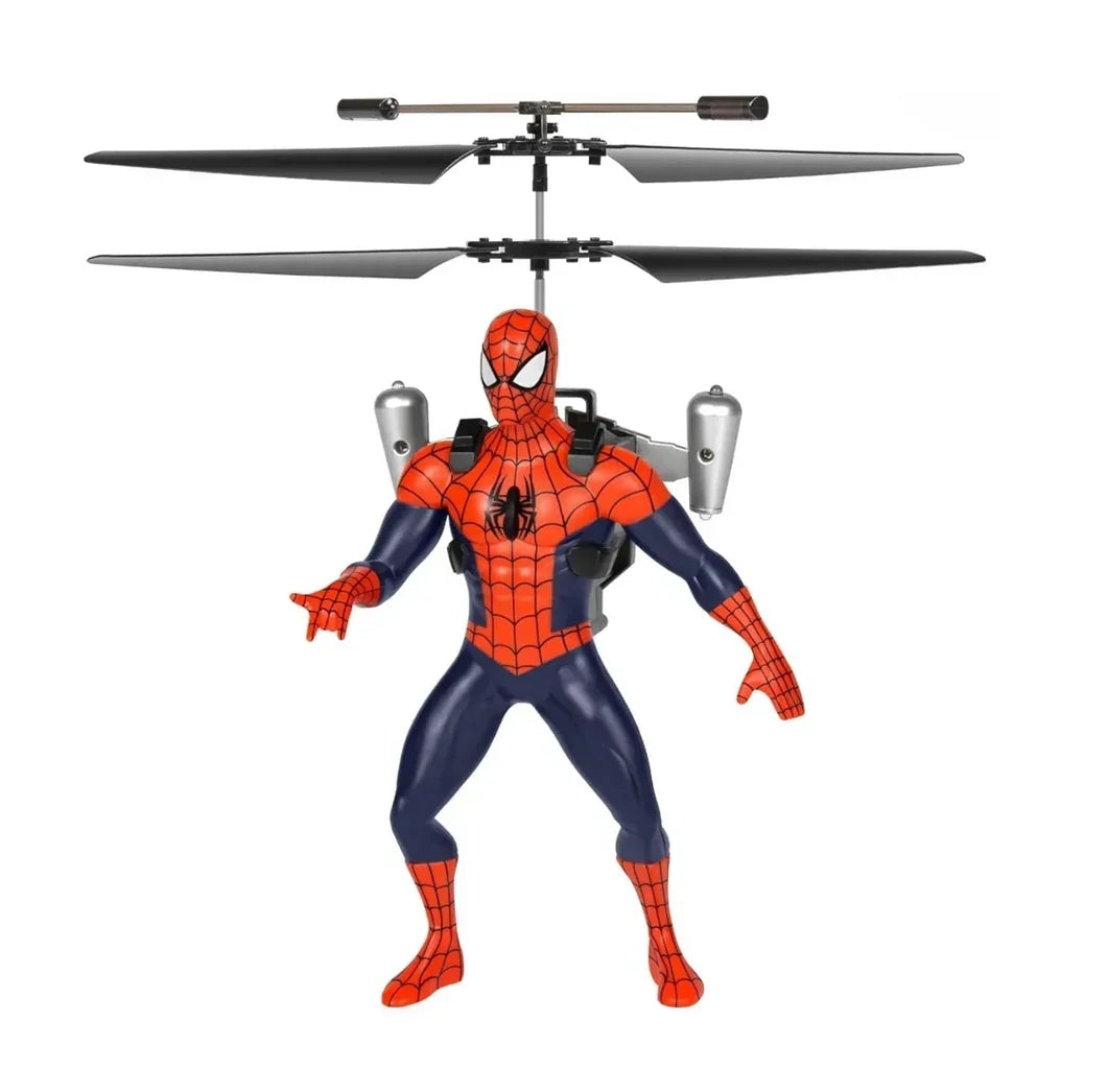Spider-Man FlyHero Pro figure hovering, product view