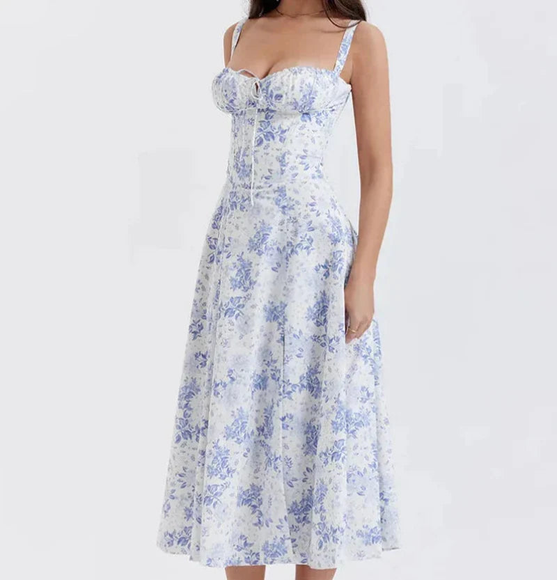 Women's A Line Dress Midi
