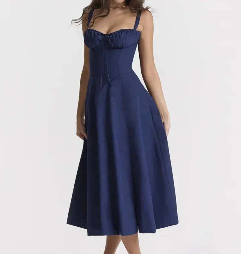Women's A Line Dress Midi