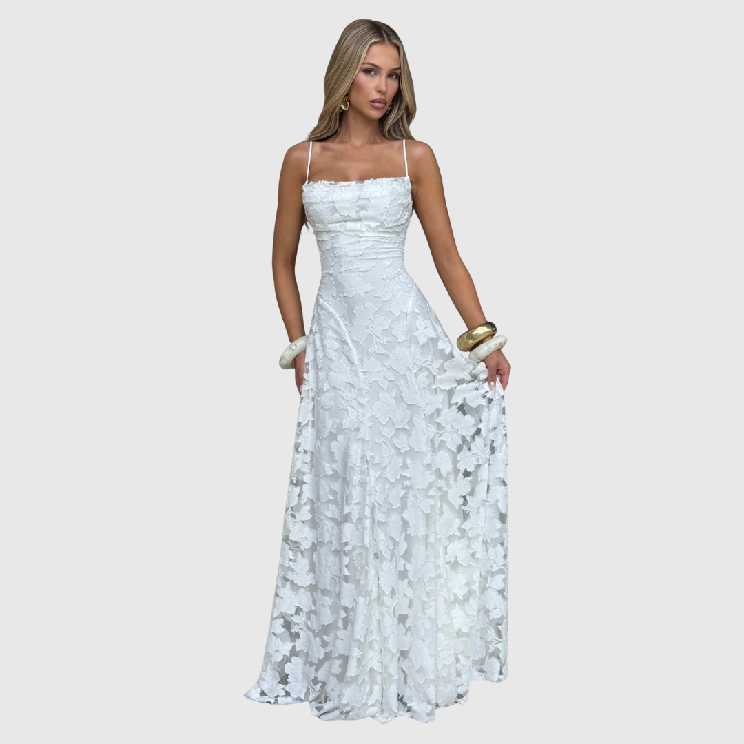 Women's Cowl Neck A Line Dress Maxi