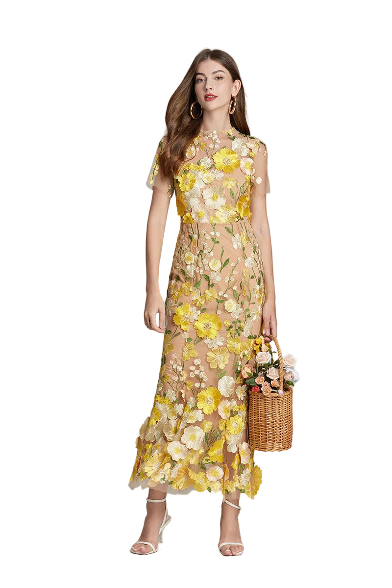 Women’s Floral Dress Midi