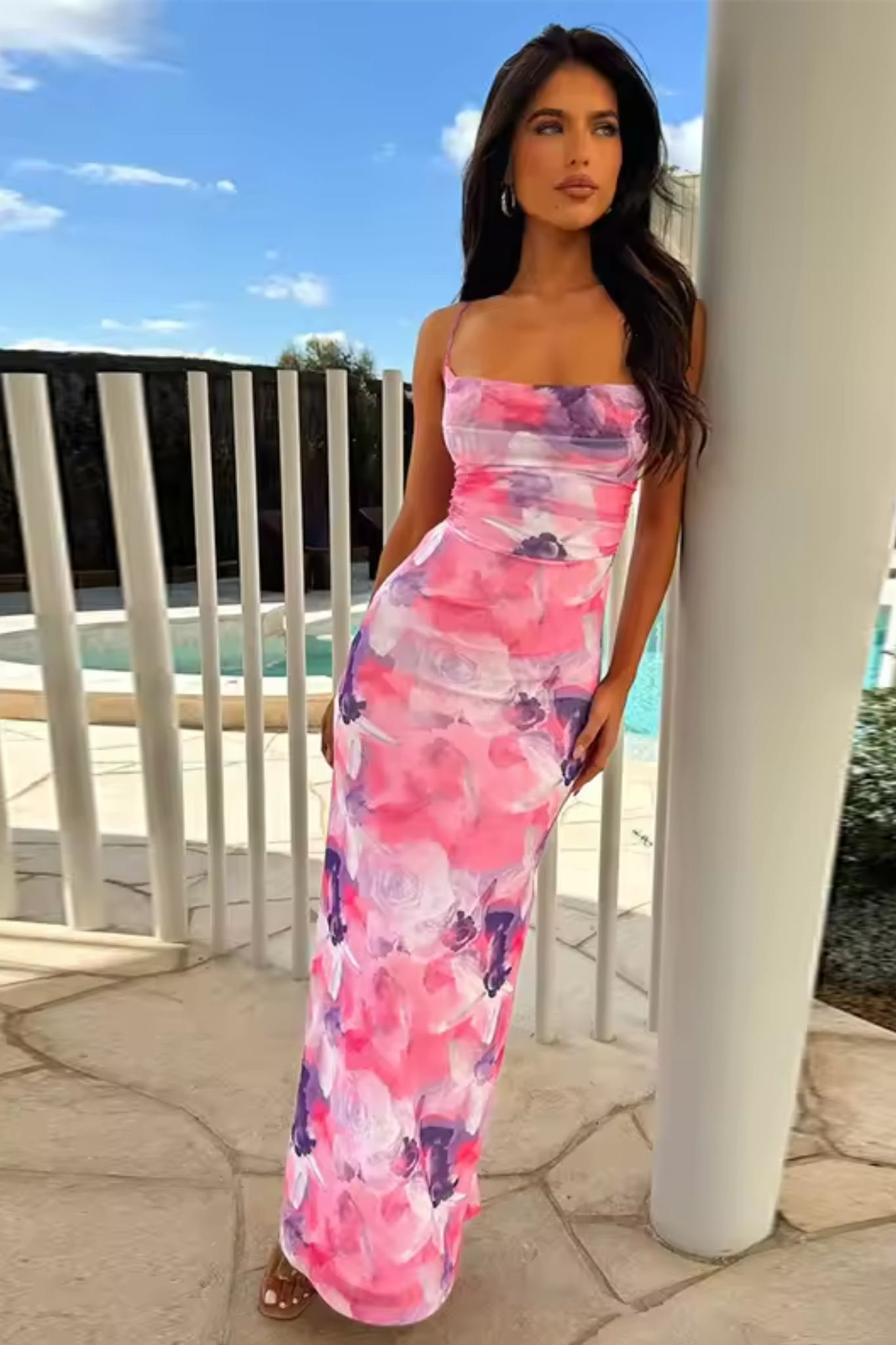 Women's Floral Dress Maxi