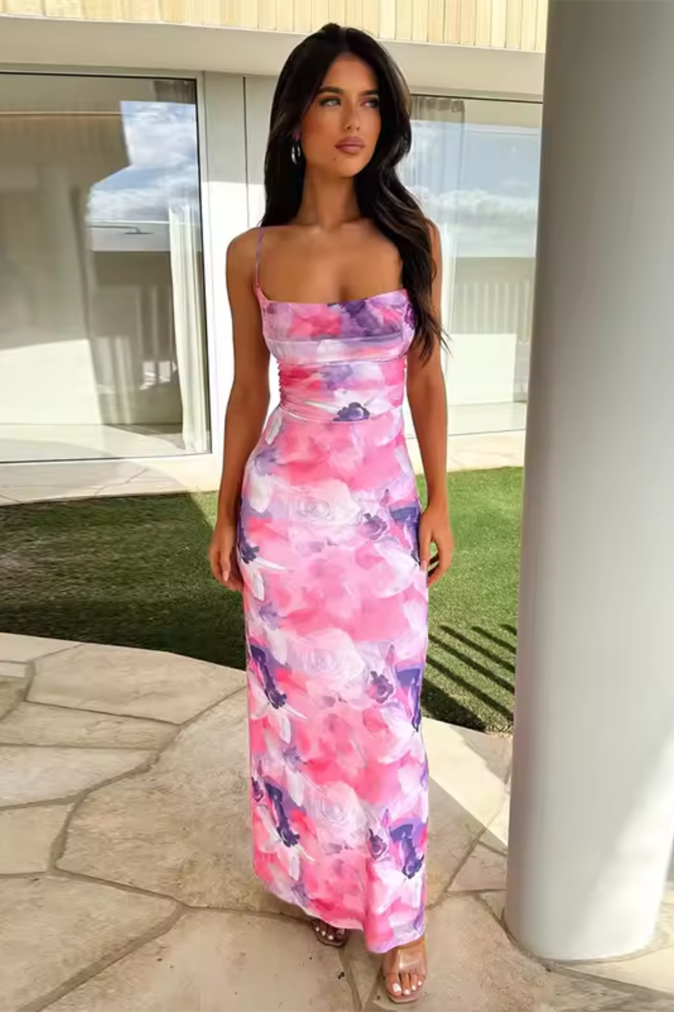 Women's Floral Dress Maxi