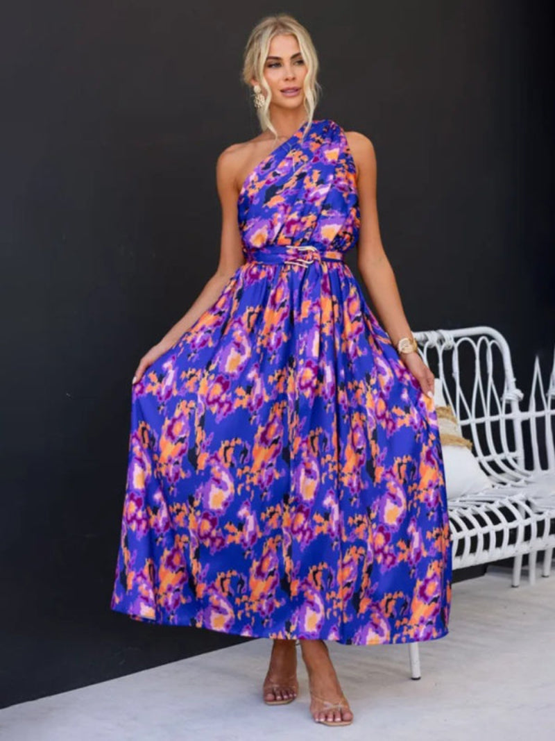 Women's Halter Neck Backless Dress Maxi