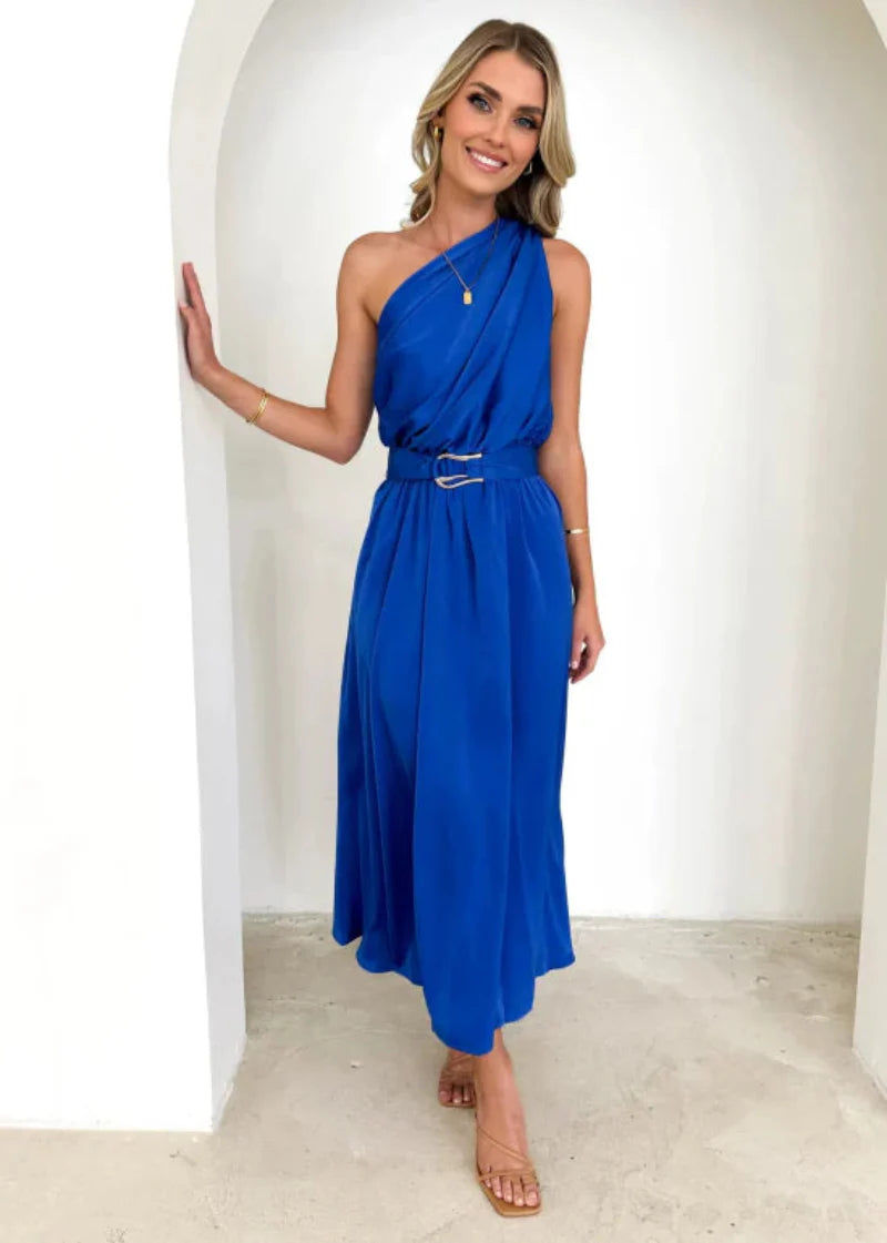 Women's Halter Neck Backless Dress Maxi