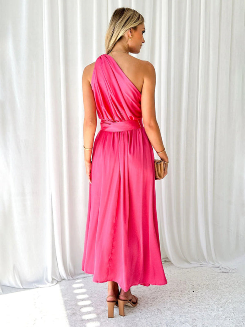 Women's Halter Neck Backless Dress Maxi