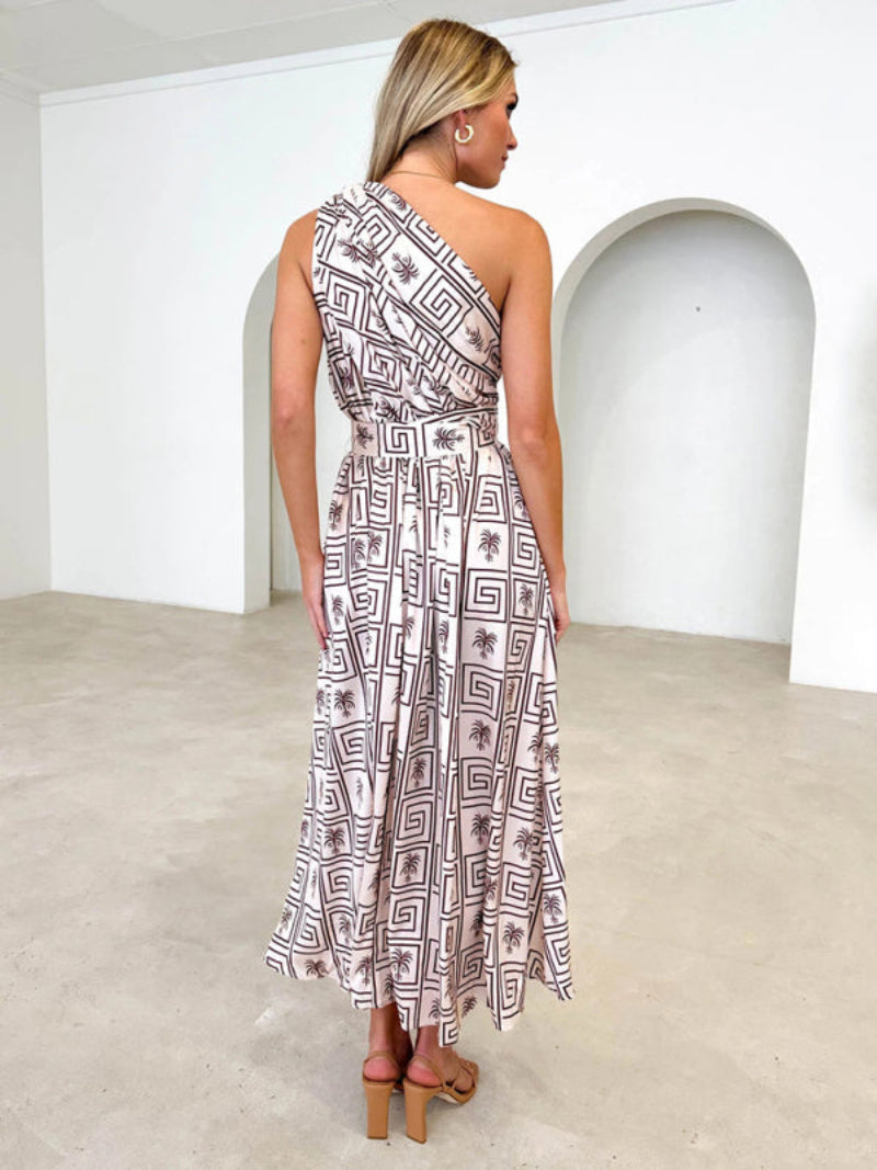 Women's Halter Neck Backless Dress Maxi