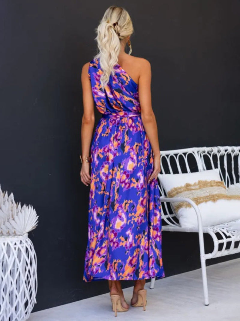Women's Halter Neck Backless Dress Maxi
