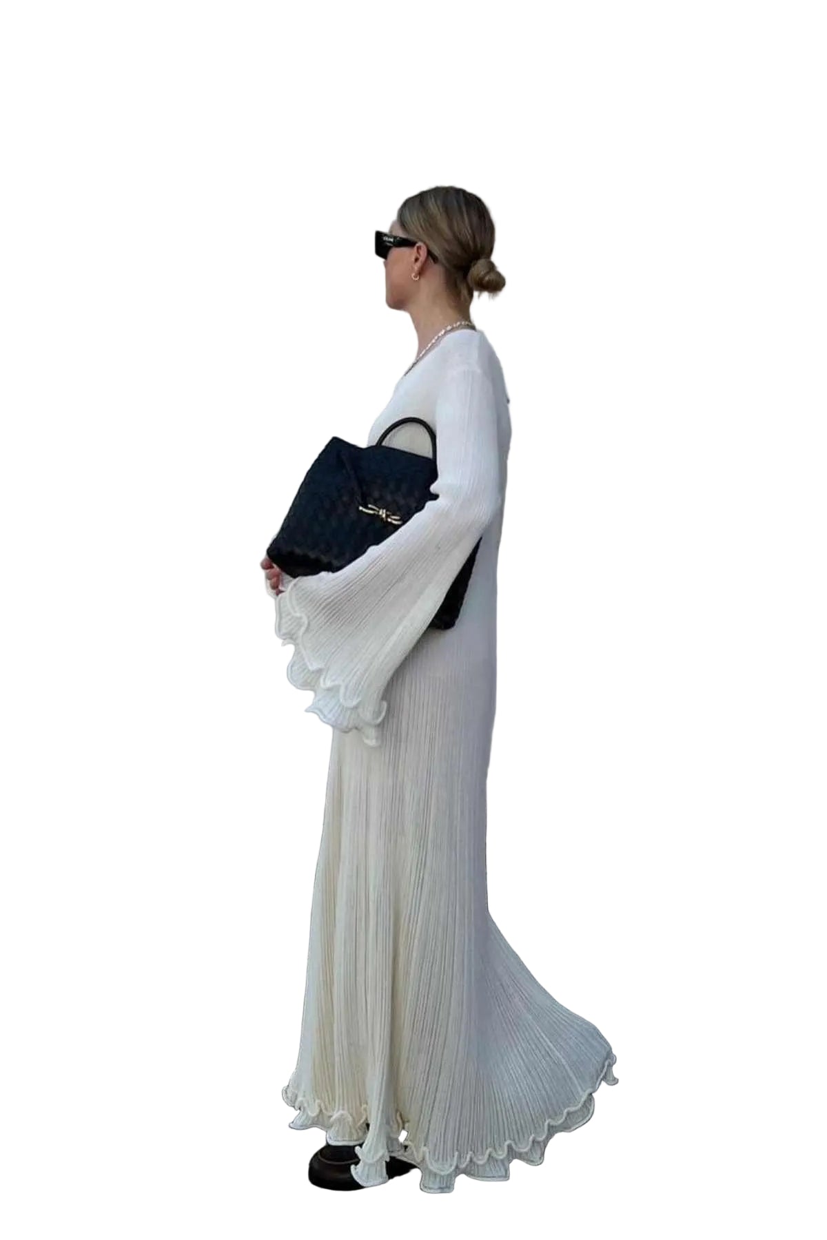 Women's Long Sleeve Dress Maxi