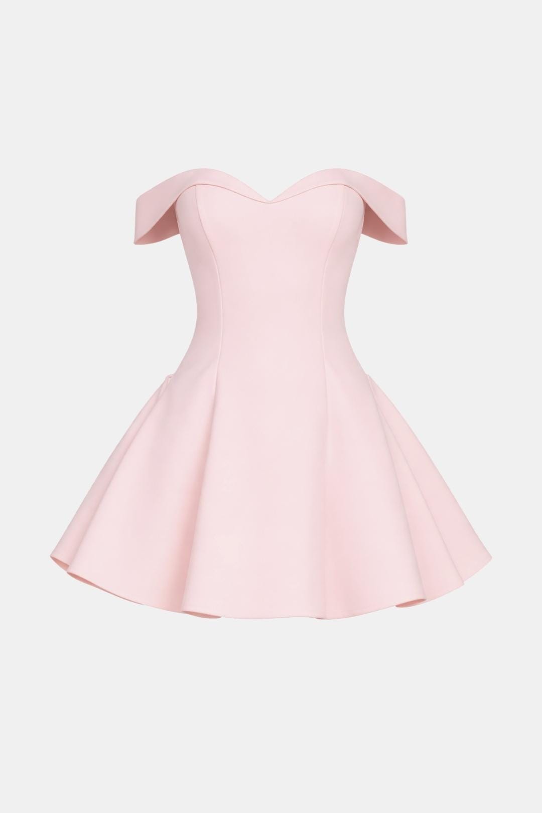 Women's Off Shoulder Sweetheart Corset A Line Dress Mini