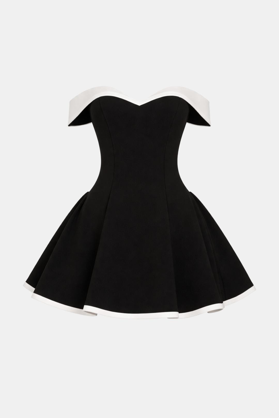 Women's Off Shoulder Sweetheart Corset A Line Dress Mini