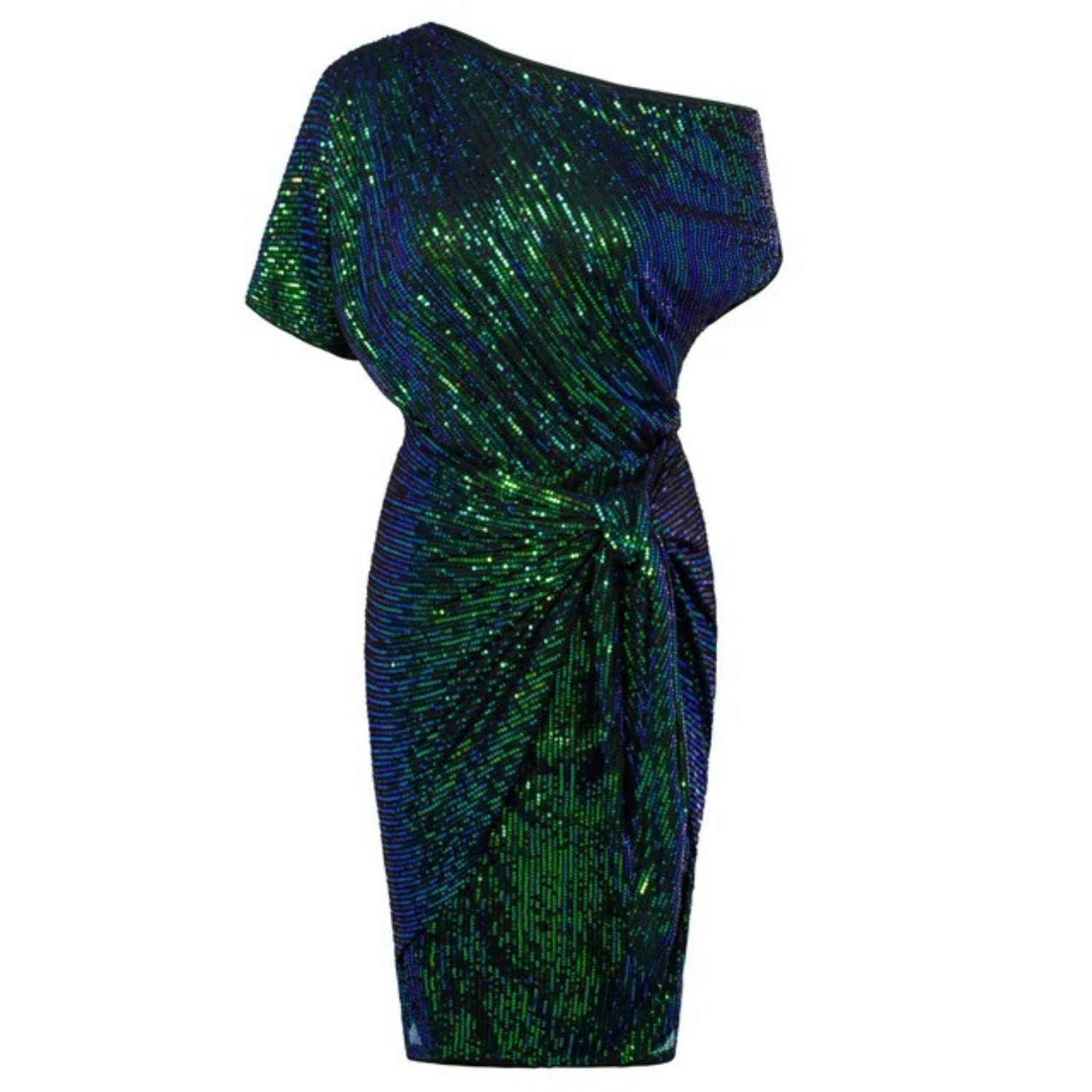 Women's One Shoulder Dress Midi