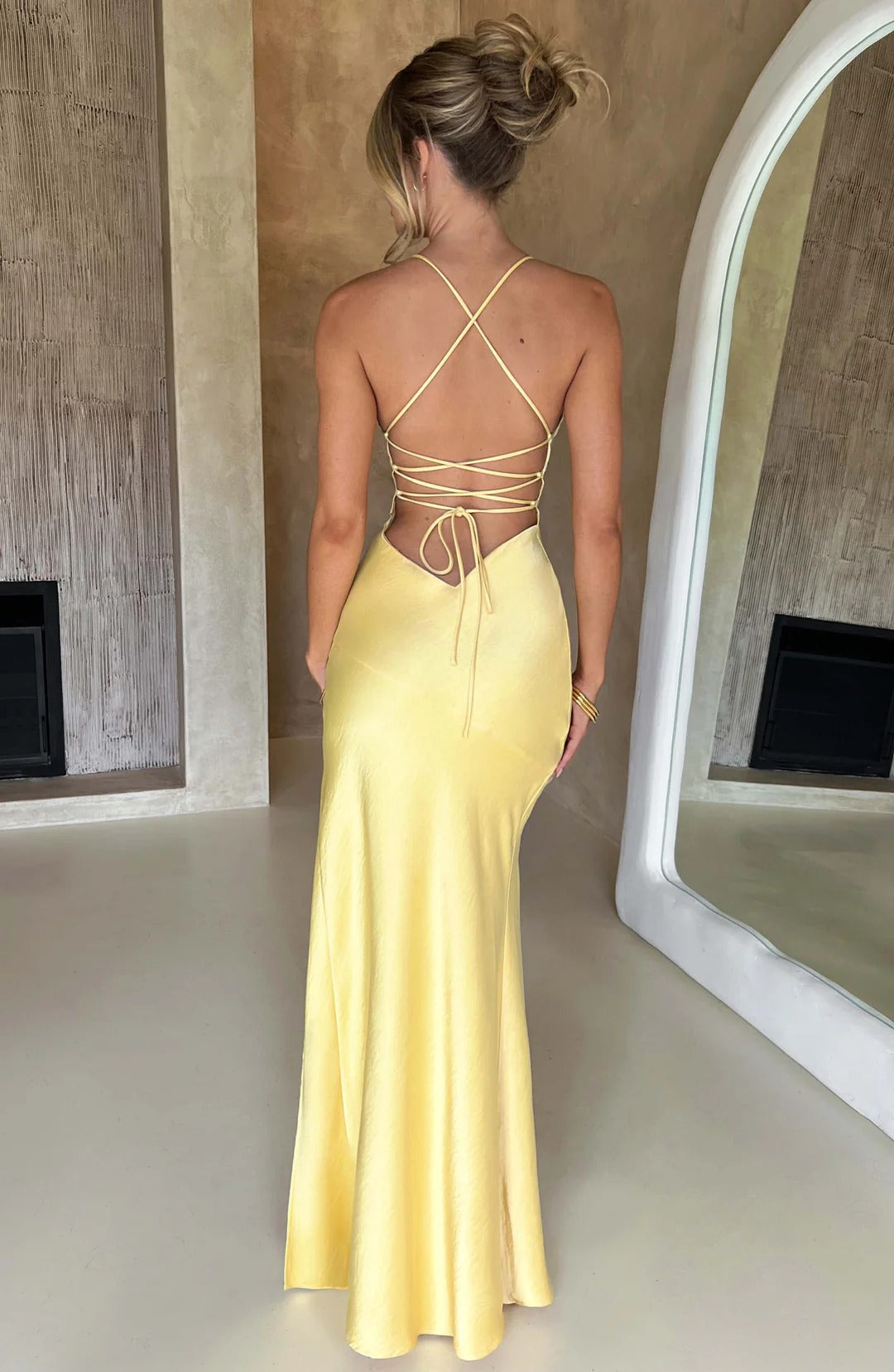 Women's Slip Bodycon Dress Maxi