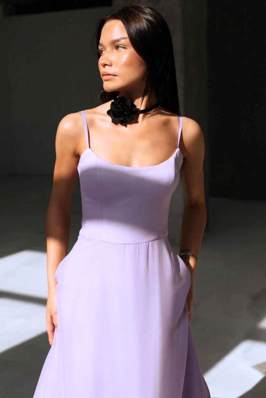 Women's Tiered Strappy Dress Midi