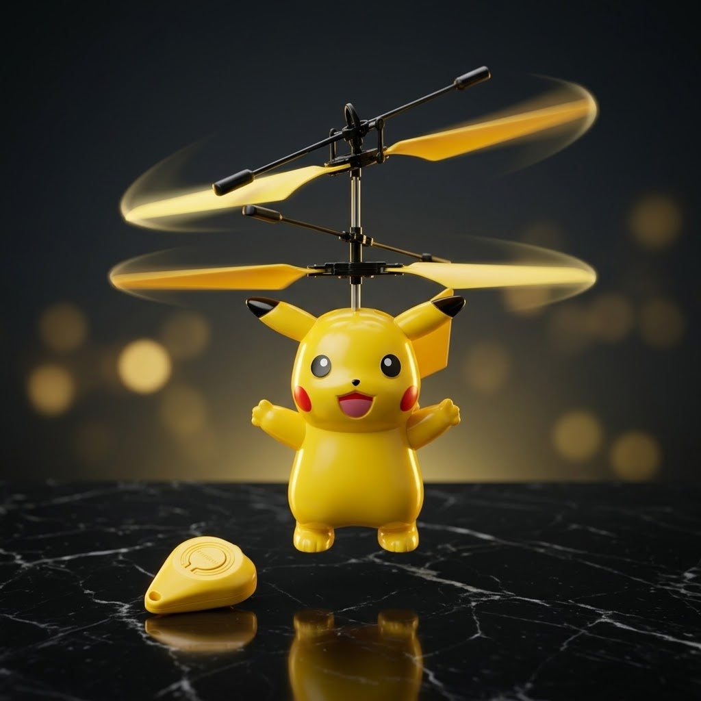 Pokemon FlyHero Pro figure hovering, product view