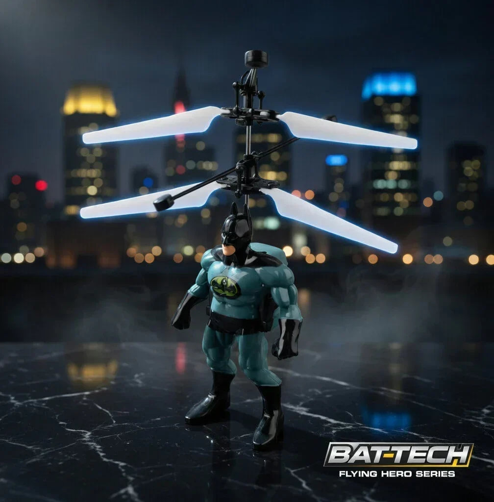 Batman FlyHero Pro figure hovering, product view